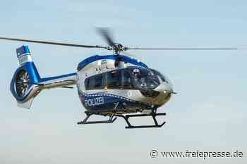 Hubschrauber im Einsatz: Frau flieht in gestohlenem Auto bei Glauchau vor der Polizei