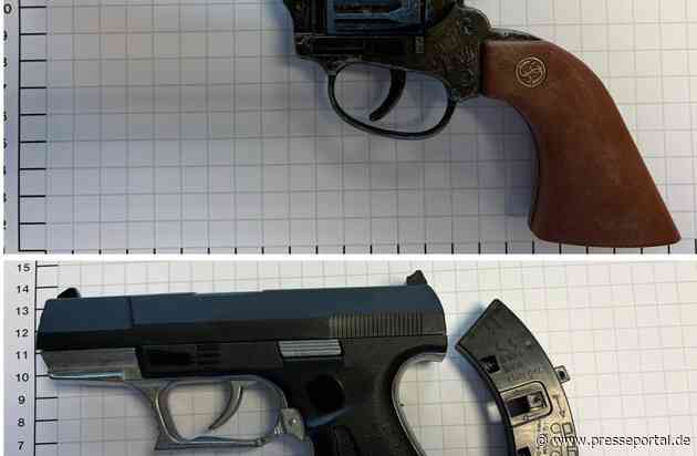 BPOL NRW: Mit Pistolen durch den Hauptbahnhof: Bundespolizei beschlagnahmt Anscheinswaffen