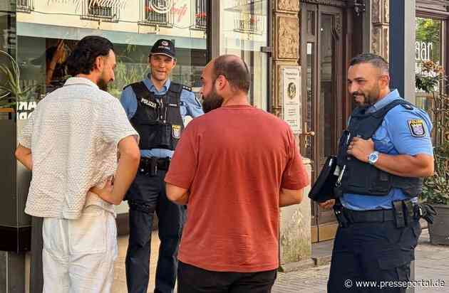 POL-LM: Präventivstreife in der Limburger Innenstadt - Polizei im Austausch mit Bürgerinnen und Bürgern