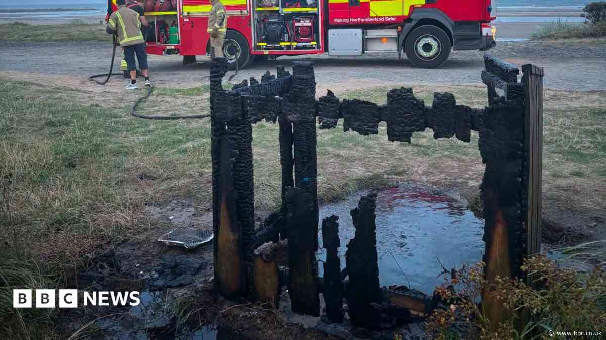 Wildfire warning issued after barbecue bin blaze