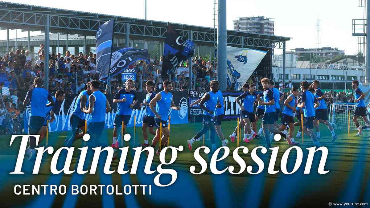 L'allenamento a porte aperte al Centro Bortolotti 🏃⚫️🔵