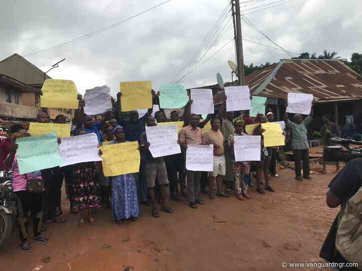 Anambra community protests alleged demolition of ancestral homes for TCN project