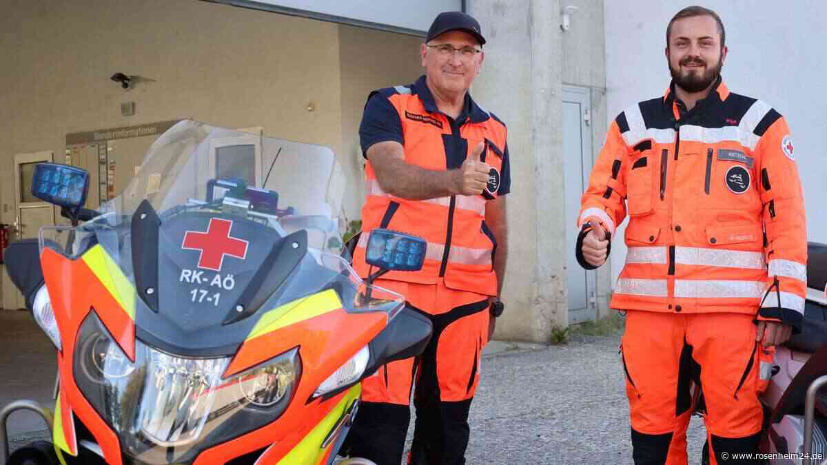 So anspruchsvoll ist die ehrenamtliche Arbeit der BRK-Motorradstreife