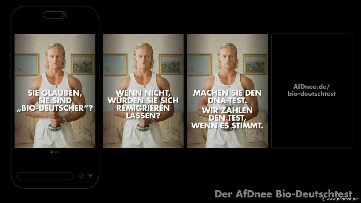 #AfDnee-Aktion von Straight, Forward &amp; Partners: Wieso diese Initiative "Biodeutschen" den Gentest bezahlen will