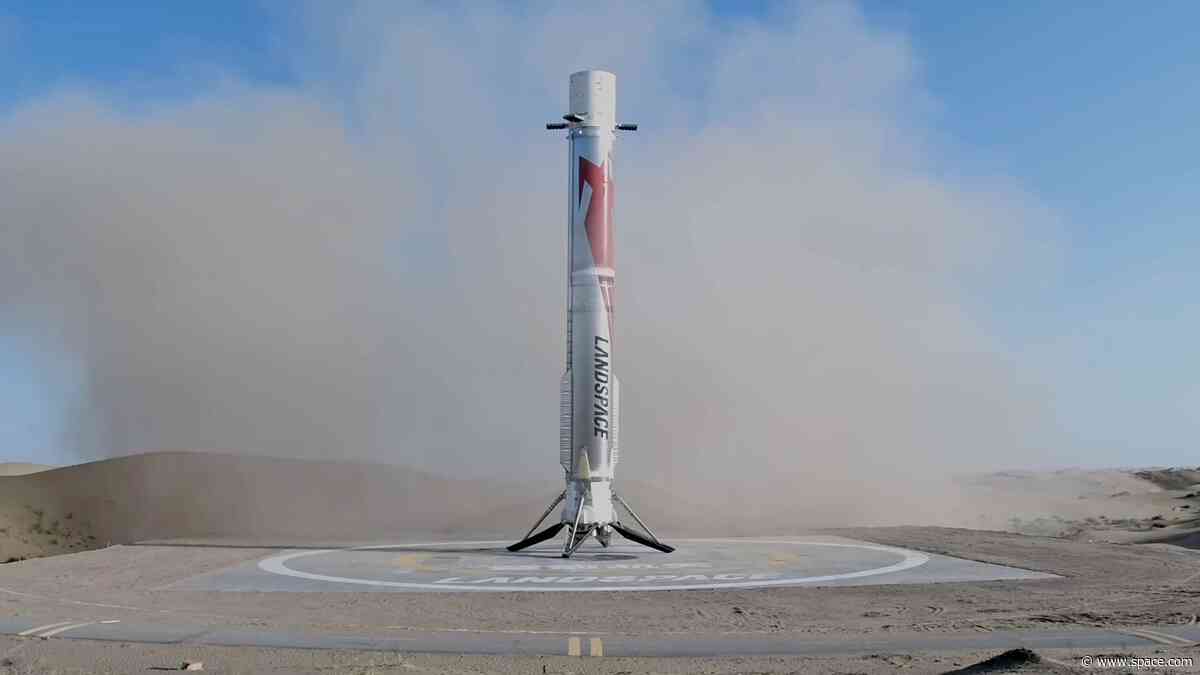 Touchdown! Private Chinese rocket aces landing on 2nd-ever flight (video)