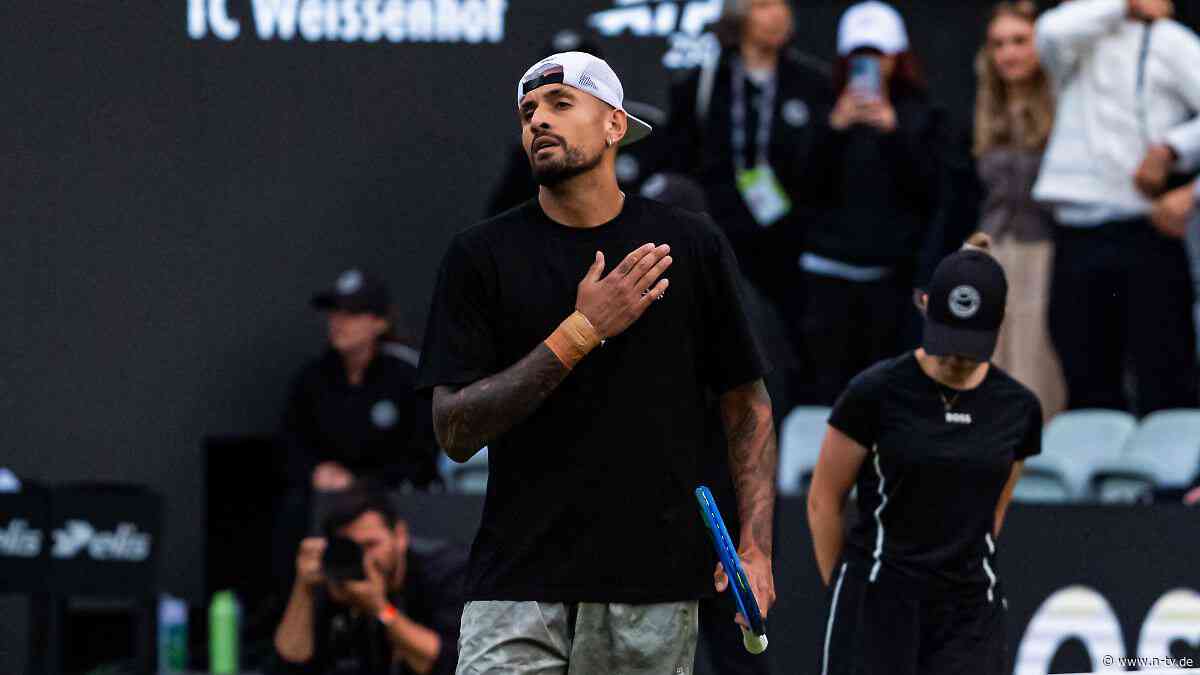 Tennis-Star positiv getestet: Nick Kyrgios wird wegen Kokainkonsums suspendiert