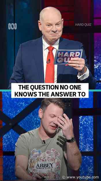 This question stumped everyone...