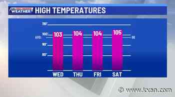 Triple-digit heat stretches on, humidity rising