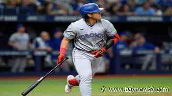 Jays beat up Martinez, Rays 10-5