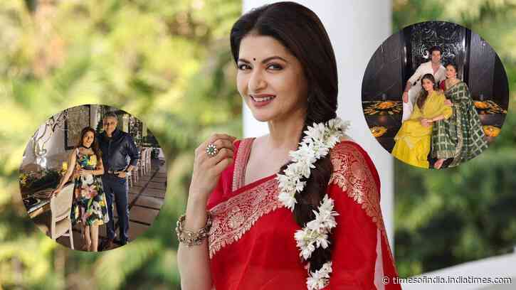 Inside Bhagyashree’s palatial Mumbai home: Ganesha tree, temple and more