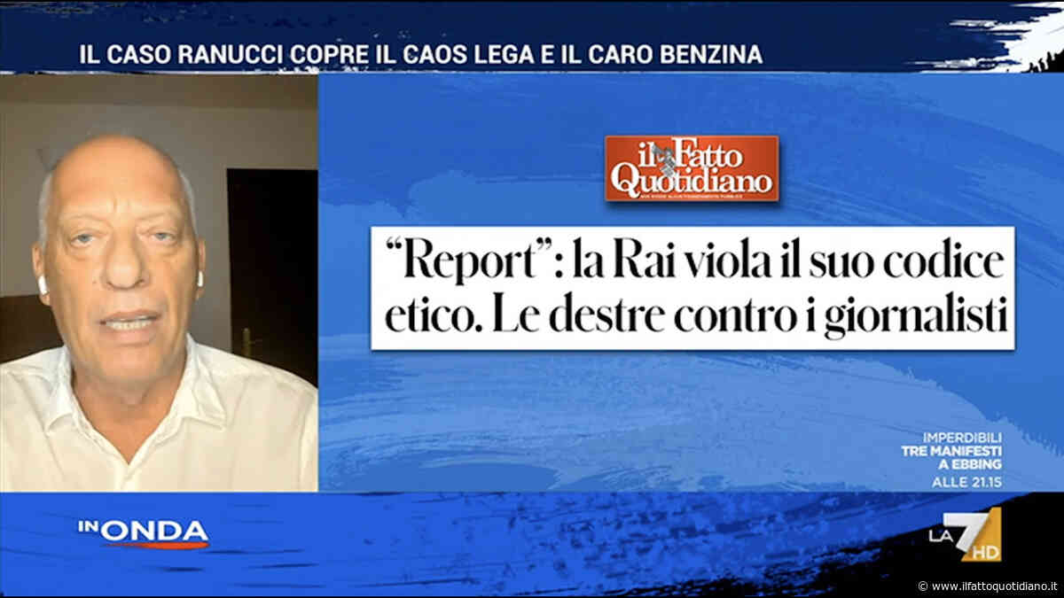 Gomez su La7: “Contro Report è la vendetta dei potenti, il giornalismo d’inchiesta è scomodo al potere e silenziarlo conviene a politica e grandi aziende”