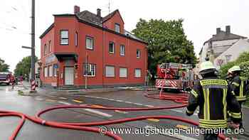 Hausbrand in Pfersee mit Folgen: Wen die Augsburger Polizei jetzt verdächtigt