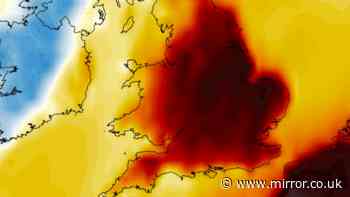 UK weather maps show new 34C heat surge with 15 counties reaching 31C or more