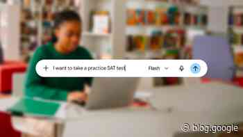 Keep your SAT prep on track with practice tests in Gemini.