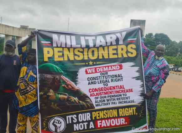 Military pensioners protest in Abuja over benefit adjustments