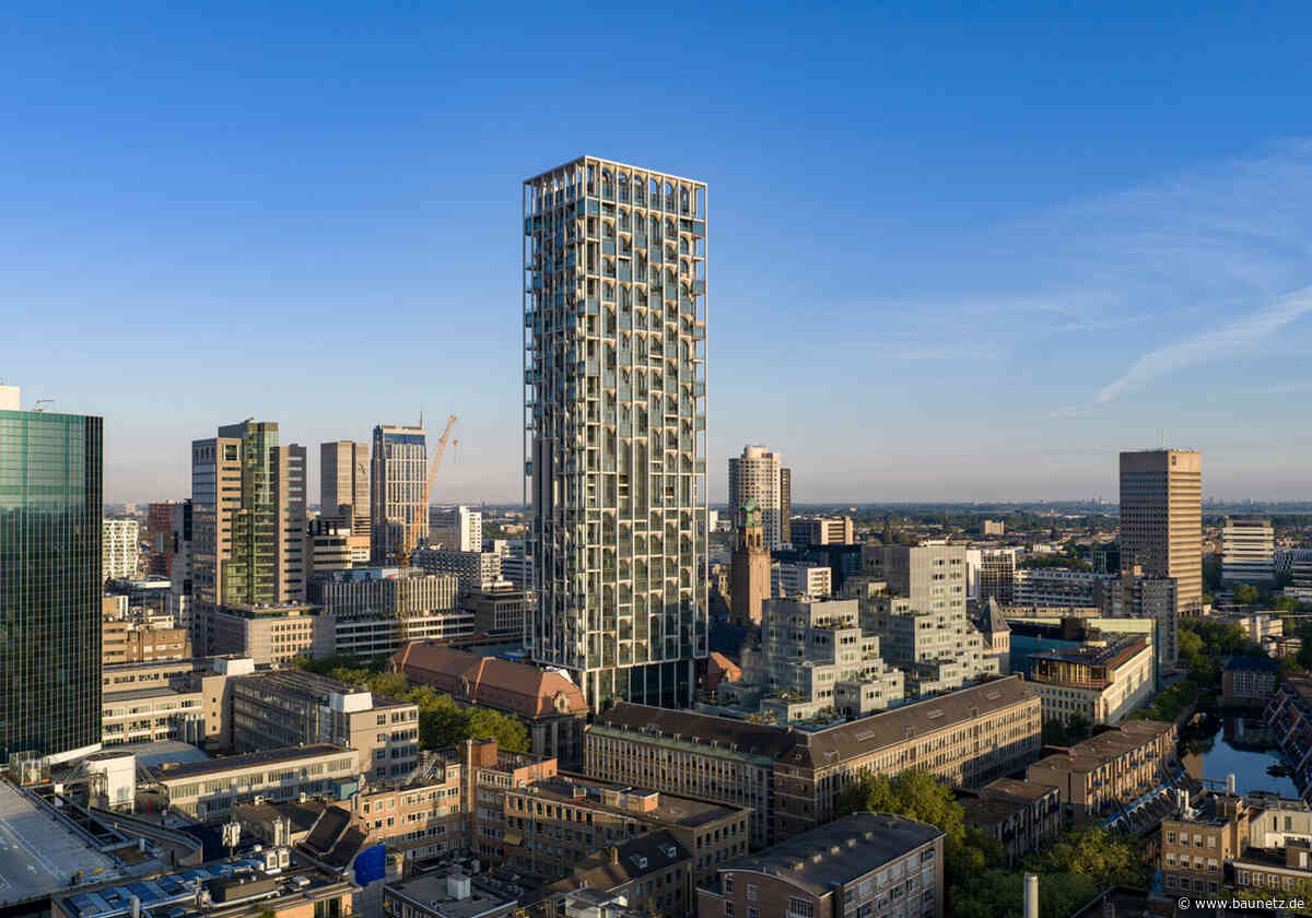 Wohnen über dem Hauptpostamt - Hochhaus in Rotterdam von ODA