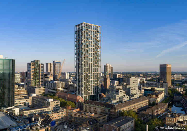 Wohnen über dem Hauptpostamt - Hochhaus in Rotterdam von ODA