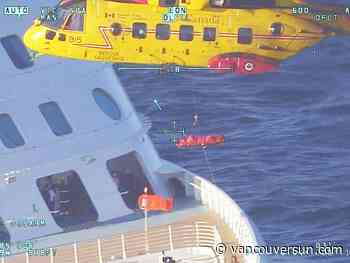 Cruise ship passenger medically evacuated by helicopter near Tofino