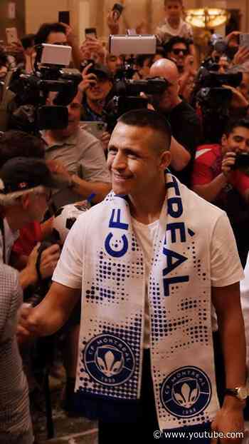Une énergie comme on les aime 💙 MTL showed up for Alexis Sánchez 👊