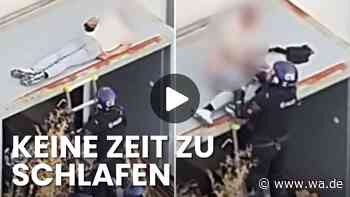 Mann schläft nach 48-Stunden-Standoff auf Vordach ein – und wird prompt verhaftet