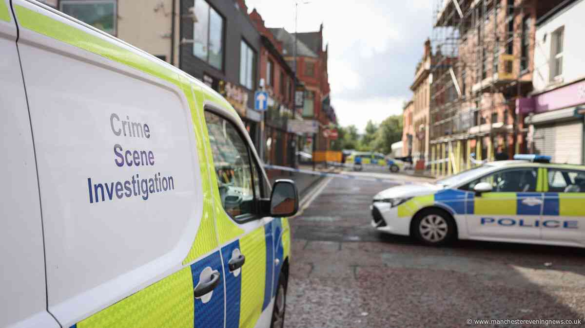Two men stabbed and doused in chilli oil in 'multiple incidents' in Ashton as street taped off by police