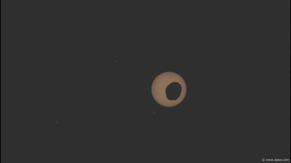 Perseverance rover watchs alien solar eclipse on Mars | Space photo of the day for Aug. 19, 2026