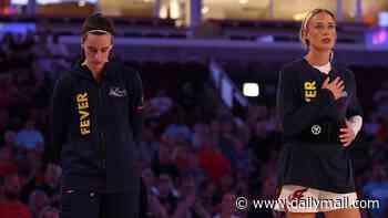 WNBA fans turn on Caitlin Clark after spotting 'disrespectful' act during national anthem... while Sophie Cunningham is labeled a true 'patriot'