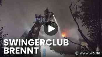Feuer bricht in Swingerclub im Westerwald aus: Video zeigt Feuerwehreinsatz