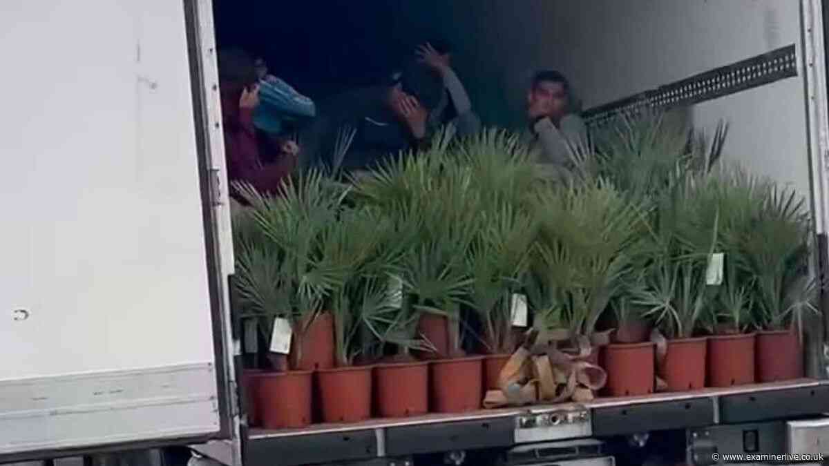 Six migrants found in back of Yorkshire lorry as arrests made