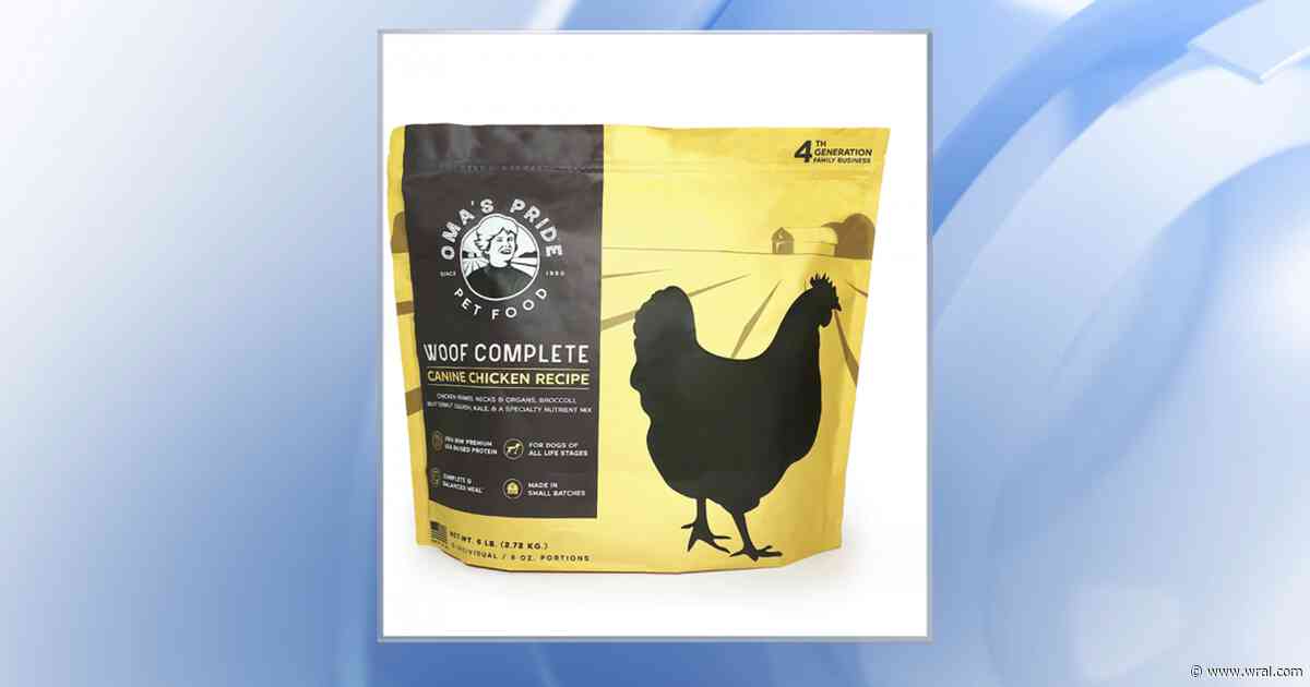 Nearly 3,900 pounds of dog food recalled; how North Carolina pet owners can check their food