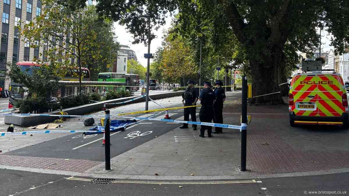 Police update as Bristol city centre area cordoned off
