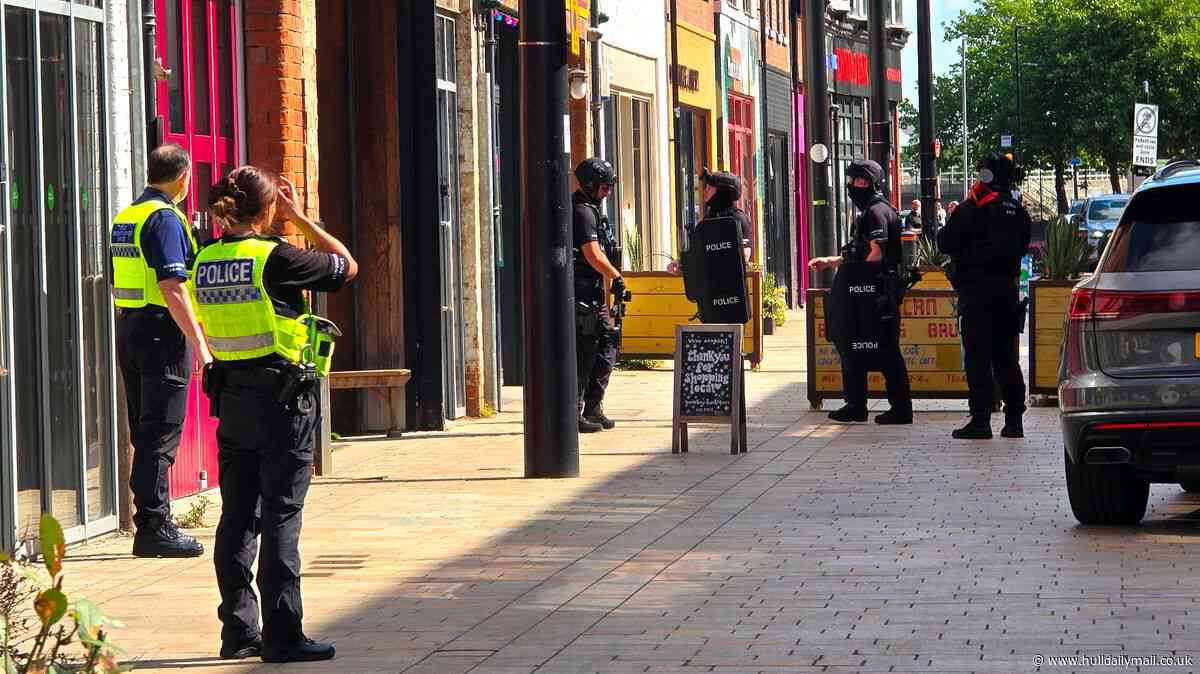Police statement after armed officers called to Humber Street