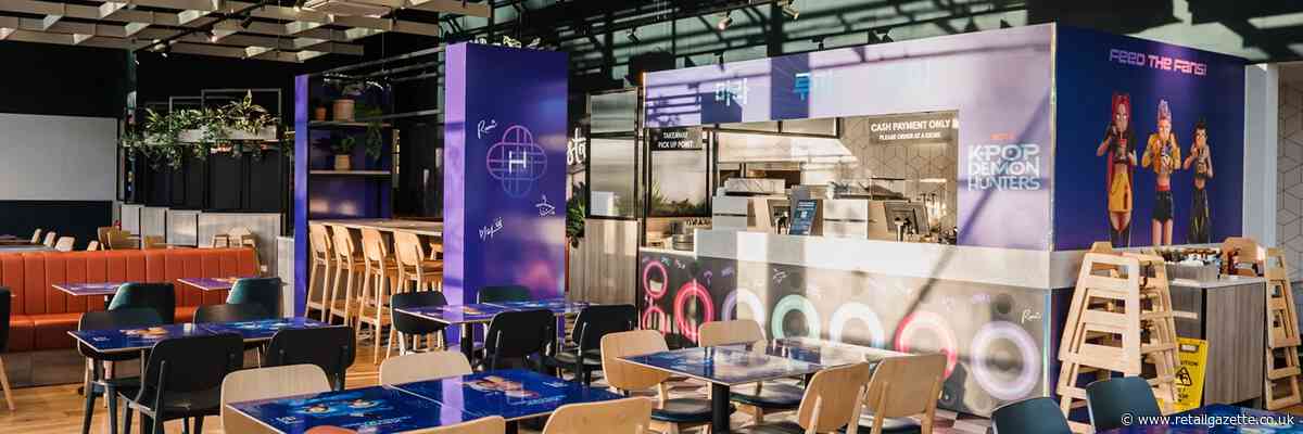 Tesco unveils KPOP Demon Hunters themed cafes