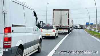 Bijna een uur vertraging op A58 richting Tilburg door spoedtransport