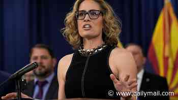 Ex-Senator Kyrsten Sinema arrives in court to defend steamy affair with her bodyguard boyfriend and take on his disgruntled ex-wife face-to-face