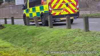 Fire crew cut woman from car and biker badly hurt in Coventry crash