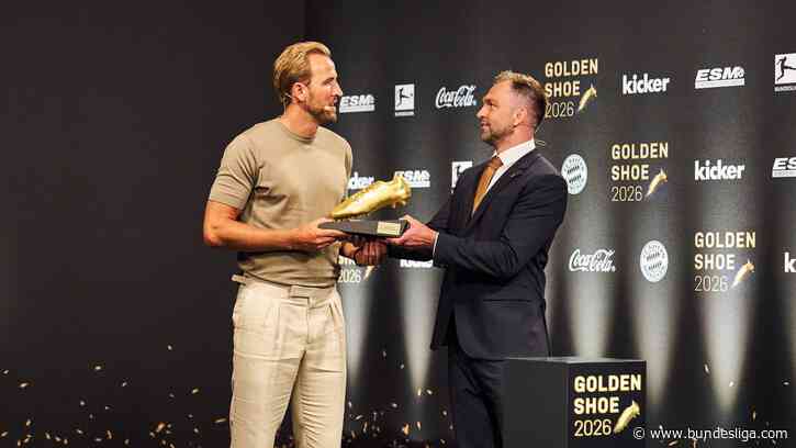 Und jetzt der Ballon d'Or? Harry Kane erhält den Golden Shoe