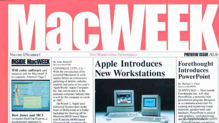 The best look into Apple's past comes from this 'MacWeek' archive