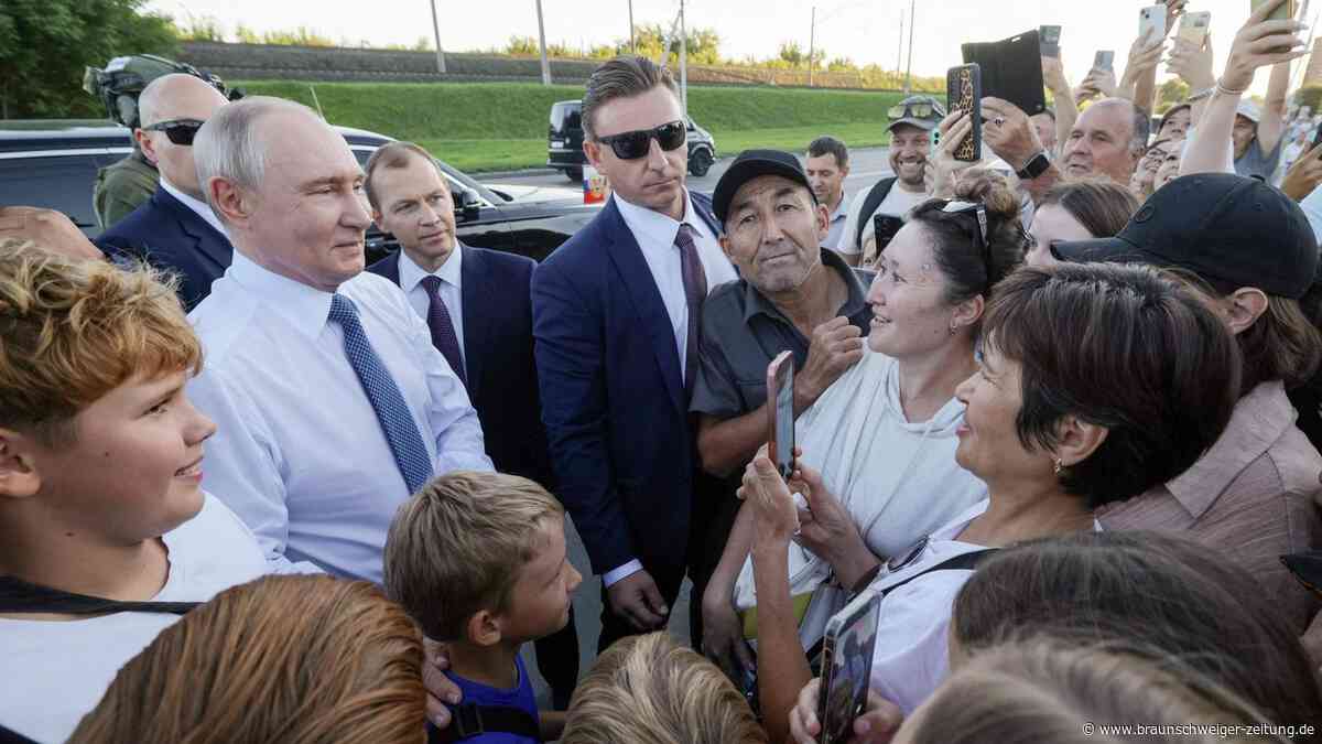 Kommt Putin zu Besuch, fallen die Benzinpreise: Der Kremlherrscher im Wahlkampf