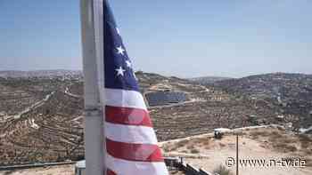 "Bewachen unser Land": US-Bürger hisst Flagge gegen israelische Siedlergewalt