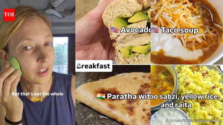 American Vs Indian Food Worlds: US creator’s meals go viral; comfort foods shift in India