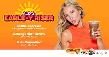 Dunkin’ unveils its fall menu, headlined by Alix’s Earle-Y Riser Meal