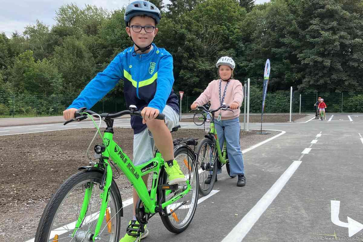 Neuer Verkehrsübungsplatz für die Region Marienberg: Damit Kinder sicher unterwegs sind