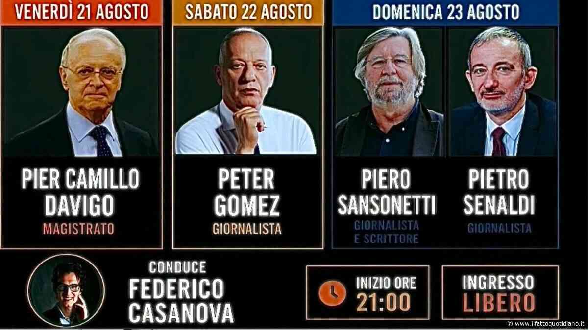 A Crotone torna “L’imboscata al mare”: ospiti Davigo, Peter Gomez, Senaldi e Sansonetti. Il programma