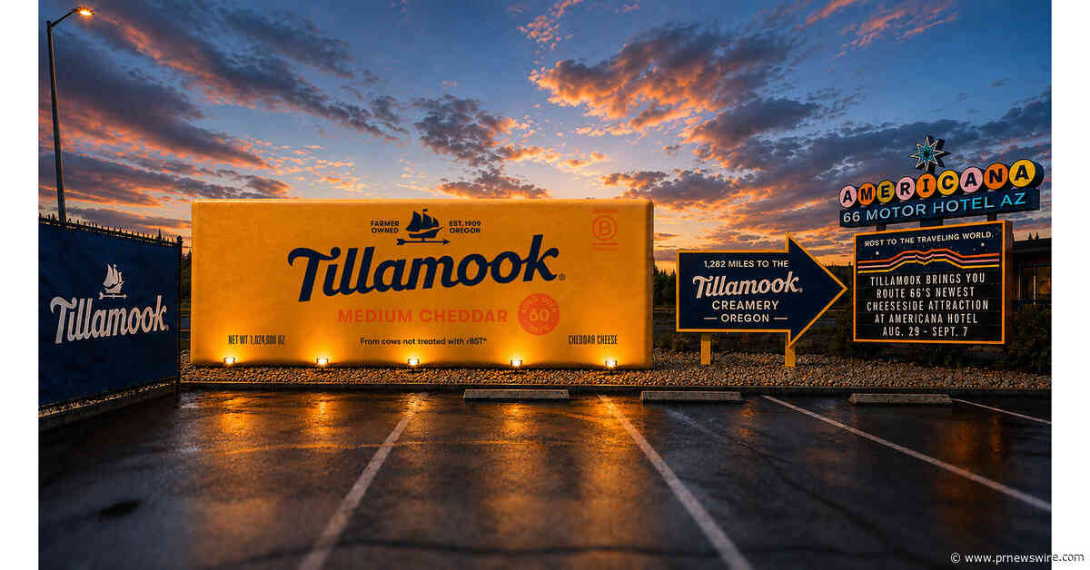 Tillamook® Hits Route 66 with a Not-So-Baby Loaf, Proving Great Cheese Is Always Worth the Detour
