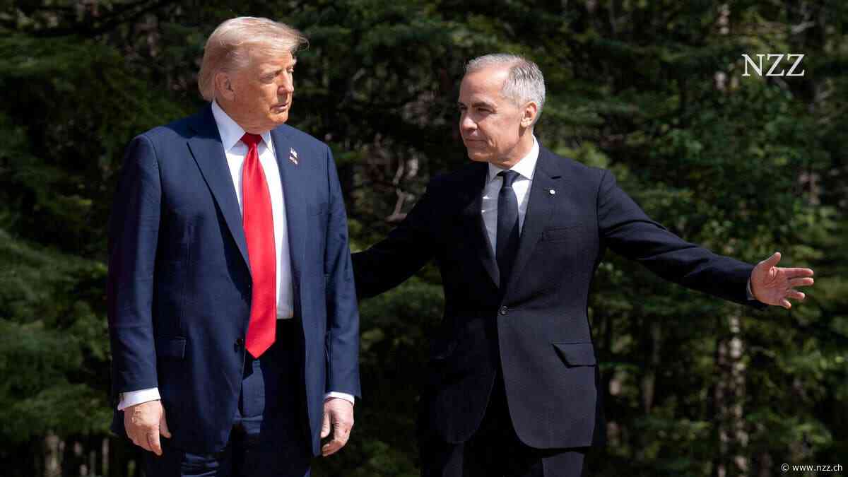 Donald Trump gibt Mark Carney drei Tage mehr Zeit bis zu den neuen Zöllen