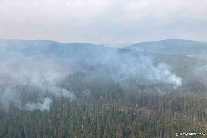 Minimal growth overnight at Ainslie Creek fire in Fraser Canyon