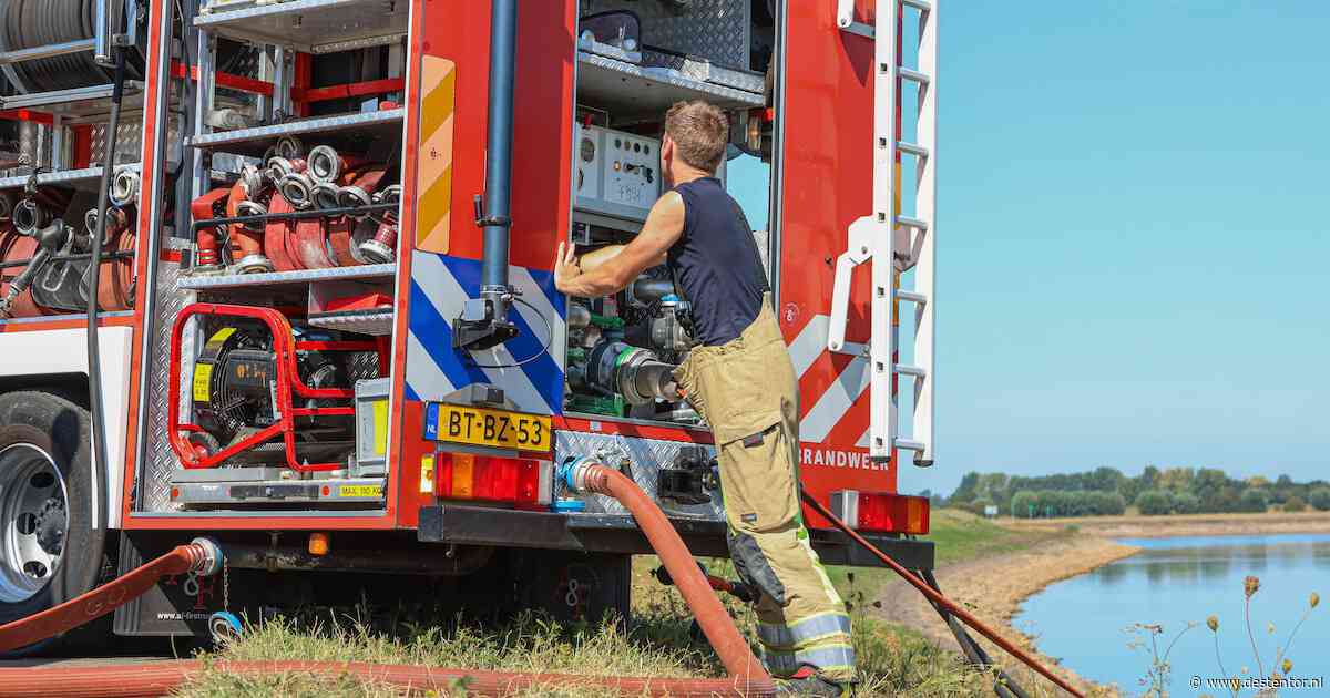 De brandweer moet door, maar het vuur is nog niet uit. Dan komt dit bedrijf in actie