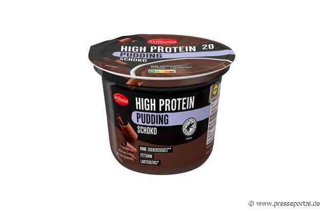 Der Lieferant Fude + Serrahn Milchprodukte GmbH & Co. KG informiert über einen Warenrückruf des Produktes "Milbona High Protein Pudding Schoko, 200g".