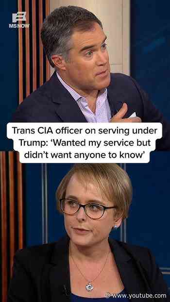 Trans CIA officer on serving under Trump: 'Wanted my service but didn't want anyone to know'